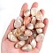 Natural Cherry Blossom Agate Healing Stones, Oval Stones, Pocket Palm Stones for Reiki Balancing, 15~20mm, 50g/set