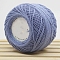 45g Cotton Size 8 Crochet Threads, Embroidery Floss, Yarn for Lace Hand Knitting, Light Steel Blue, 1mm