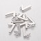 Tarnish Resistant 201 Stainless Steel Charms, Num.7, 13x8x1.1mm