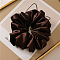 Tie Polyester Fibre Elastic Hair Accessories, for Girls or Women, Scrunchie/Scrunchy Hair Ties, Coconut Brown, 150~160mm