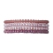 4Pcs 4 Styles Glass Seed Beaded Stretch Bracelet Sets, Glass Beads Stackable Bracelets for Women, Purple, Inner Diameter: 2~2-3/8 inch(5.2~5.9cm), 1pc/style