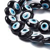 Handmade Evil Eye Lampwork Beads Strands LAMP-G157-01A-4