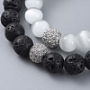 Stretch Bracelet Sets BJEW-JB04513-01-2