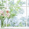 Waterproof PVC Colored Laser Stained Window Film Static Stickers DIY-WH0314-104-7