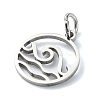 Non-Tarnish 304 Stainless Steel Charms STAS-C097-63P-2