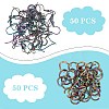 100Pcs 2 Style Earring Hooks and Open Jump Rings STAS-SZ0001-73-3