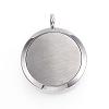 316 Surgical Stainless Steel Diffuser Locket Pendants STAS-H342-89P-3