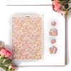 Flower Pattern Ceramics Clay Water Transfer Paper PW-WG24146-02-1