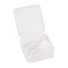 30Pcs 3 Size 304 Stainless Steel Ball Stud Earring Post STAS-LS0001-06S-7