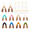 Biyun DIY V-shape Dangle Earrings Making Kit DIY-BY0001-42-12