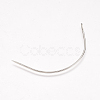 Iron C-shaped Curved Hair Weaving Needles TOOL-WH0036-01P-1