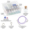 DIY Wish Bottle Necklace Making Kit DIY-YW0006-52-7