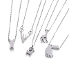 Non-Tarnish 304 Stainless Steel Pendant Necklaces NJEW-O109-01P-1