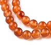 Natural Carnelian Beads Strands X-G-G0003-C06-5