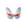 Glitter Butterfly Bowknot Alligator Hair Clips PW-WGD7FA4-15-1