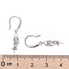 925 Sterling Silver Earring Findings STER-L056-03P-3