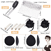 Fingerinspire Gothic Style  Fascinator DIY Kit DIY-FG0005-11-2