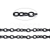 Oval Oxidation Aluminum Cable Chains CHA-K003-09EB-2