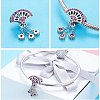 925 Sterling Silver European Beads STER-FF0009-26AS-9