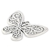 Tibetan Style Alloy Filigree Butterfly Pendants TIBEP-S282-AS-LF-2