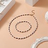 Bead Stretch Bracelets and Beaded Necklace Sets for Women SJEW-JS01275-02-7