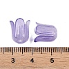 Transparent Acrylic Beads Caps OACR-B022-01G-3