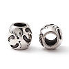 304 Stainless Steel European Beads STAS-M298-05AS-3