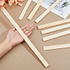 DICOSMETIC 8Pcs 4 Styles Wood Rolling Mud Stick Guides WOOD-DC0001-20-3