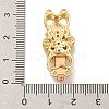 Brass Micro Pave Cubic Zirconia Box Clasps KK-U037-17G-02-3