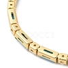 Brass Cubic Zirconia Slider Necklaces NJEW-A010-01G-4