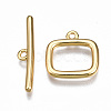 Brass Toggle Clasps KK-T063-100G-NF-2