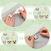 Fingerinspire 32Pcs 8 Styles Polyester Embroidered Appliques DIY-FG0005-42-4