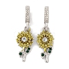 Rack Plating Alloy Crystal Rhinestone European Dangle Charms FIND-C055-04P-1