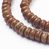 Natural Wood Lace Stone Beads Strands G-F520-06-3