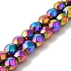 Electroplated Synthetic Magnetic Hematite Beads Strands G-I364-J01-04-1