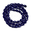 Opaque Solid Color Imitation Jade Beads Strands EGLA-N013-P6mm-D03-2