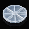 Flat Round Polypropylene(PP) Bead Storage Containers CON-S043-045B-2
