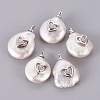 Natural Cultured Freshwater Pearl Pendants PEAR-F008-55P-1