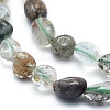 Natural Lodolite Quartz Beads Strands X-G-L550A-07-2