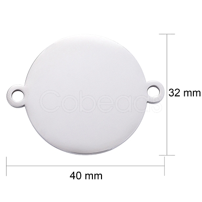 Tarnish Resistant 304 Stainless Steel Links Connectors STAS-I140-04S-1