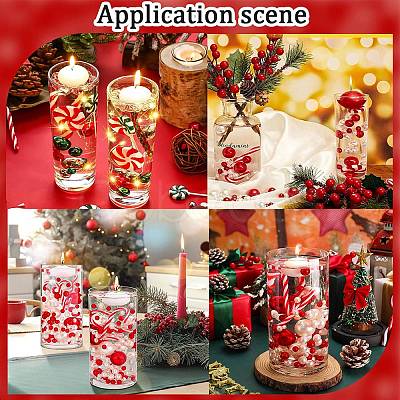 SUNNYCLUE DIY Christmas Vase Fillers for Centerpiece Floating Candles DIY-SC0021-85-1