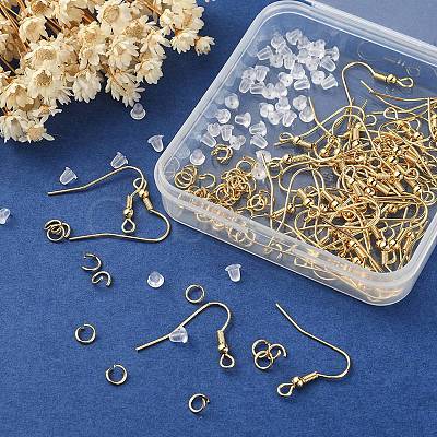 50Pcs 304 Stainless Steel Earring Hooks DIY-YW0006-79-1