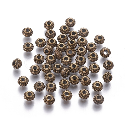 Tibetan Style Alloy Spacer Beads X-TIBEB-Q39-AB-FF-1