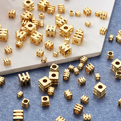 Brass Spacer Beads KK-PJ0001-12G-1