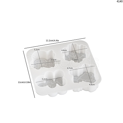 Christmas Theme DIY Candle Silicone Molds PW-WG0E5A4-01-1