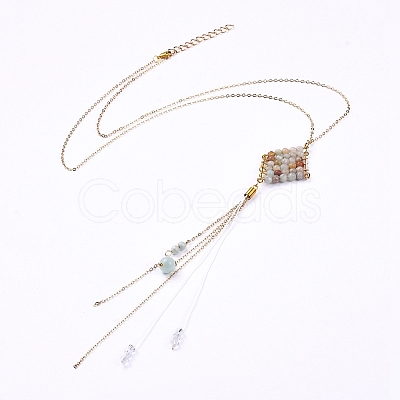 Pendant Necklaces NJEW-JN02729-04-1