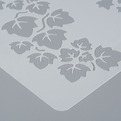 Plastic Reusable Drawing Painting Stencils Templates DIY-F018-B01-1