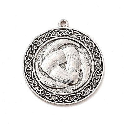 Tibetan Style Alloy Pendants PALLOY-B008-07AS-1