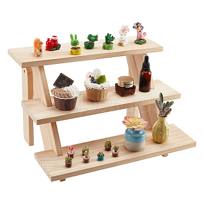 3-Tier Wood Display Riser Rack ODIS-WH0017-068A-1