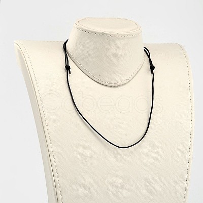 Adjustable Cowhide Leather Cord Necklace Making X-NJEW-JN01489-1